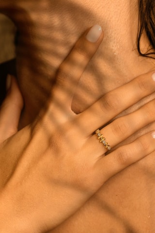 Ring Lizéa - Geelgoud en Diamanten