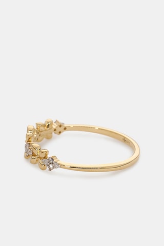 Ring Lizéa - Geelgoud en Diamanten