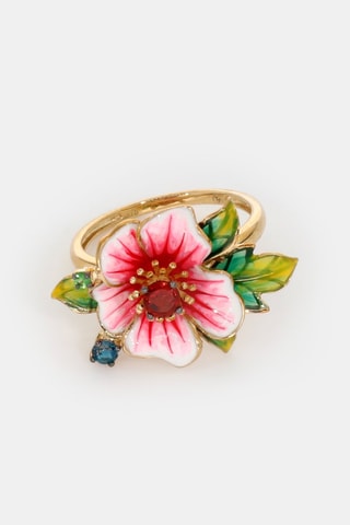 Ring Hanae - Geelgoud, Grenaten en Topazen