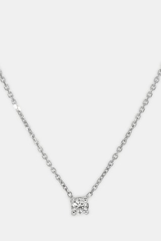 Ketting Brillant d'Amour - Witgoud en Diamant