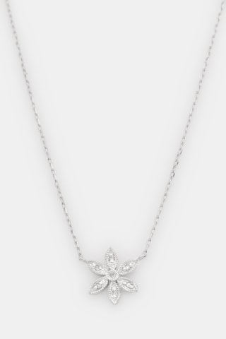 Ketting Arizona - Witgoud en Diamanten