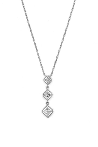 Ketting - Witgoud en Diamanten