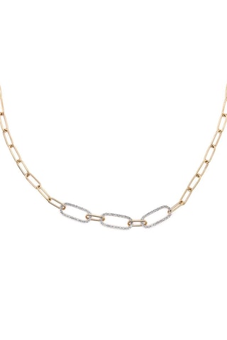 Ketting - Geelgoud en Diamanten