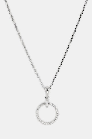 Ketting Halo Céleste- Witgoud en Diamanten