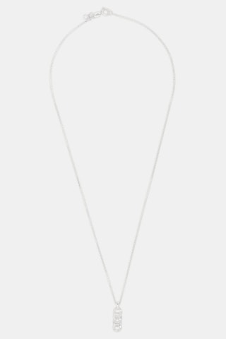 Ketting Ronds Entrelacés - Witgoud en Diamanten