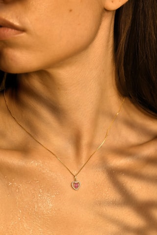 Hanger Taccia - Geelgoud, Diamanten en Saffier