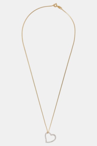 Hanger Coeur Oriental - Geelgoud en Diamanten