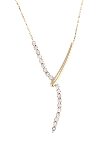 Ketting Etreinte Céleste - Geelgoud en Diamanten