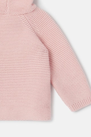 Cárdigan con capucha con orejas - Rosa