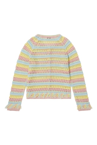 Cárdigan - Amarillo y rosa