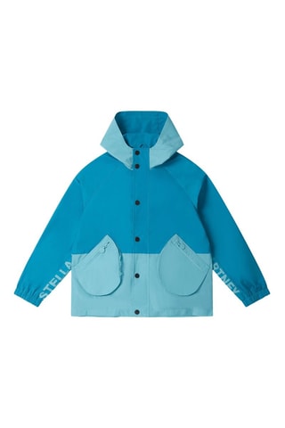 Cortavientos con capucha - Azul
