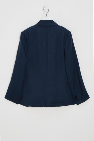Blazer de lino - Azul marino