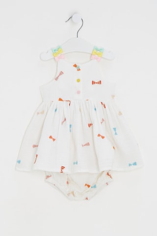 Body vestido - Marfil