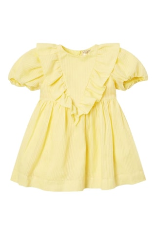 Vestido avolantado - Amarillo