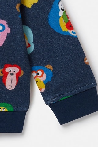 Sudadera con capucha - Azul marino