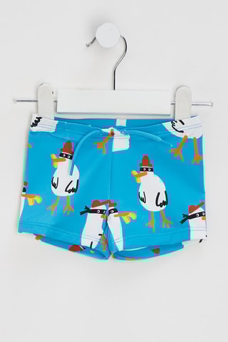 Bañador corto - Azul pato