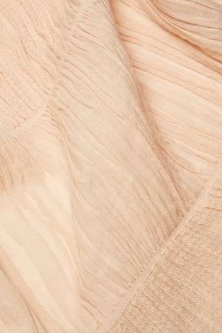 Foulard texturé en coton mélangé - Beige