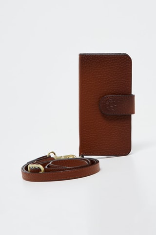 Porte carte en cuir - marron