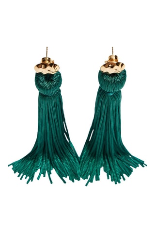 Boucles d’oreilles franges et chaînes - Studio - Argent