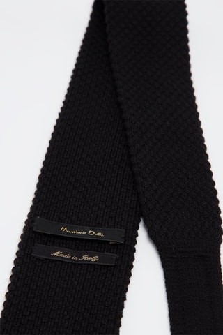 Cravate 100 % laine - Noir