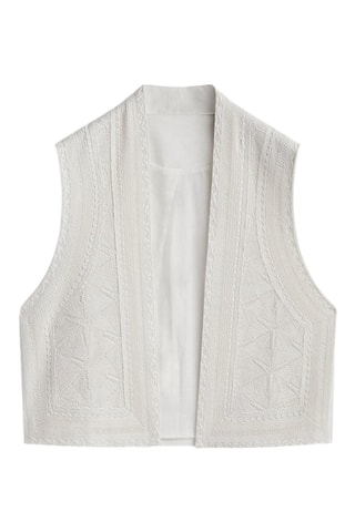 Gilet sans manches - Blanc