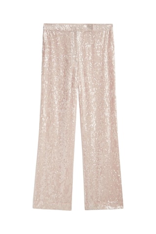 Pantalon à sequins - Studio - Beige