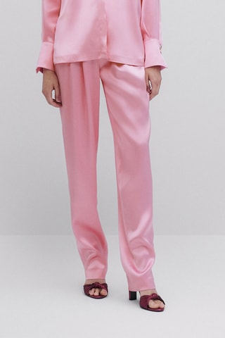 Pantalon satiné - Studio - Rose