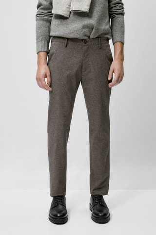 Pantalon chino teinté jogging - Gris