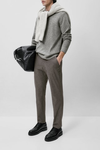 Pantalon chino teinté jogging - Gris