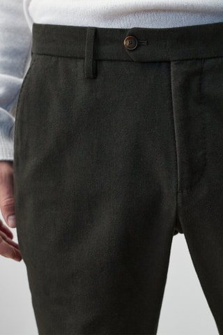 Pantalon coton gratté - Noir