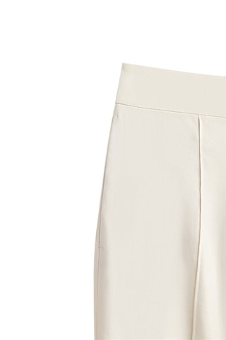 Pantalon en lin droit - Blanc