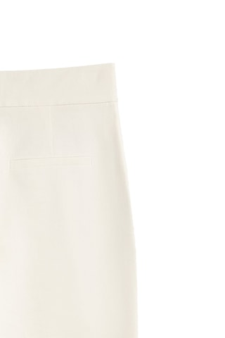 Pantalon en lin droit - Blanc