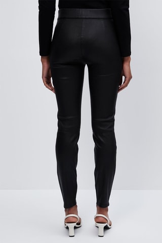 Pantalon en cuir - Noir