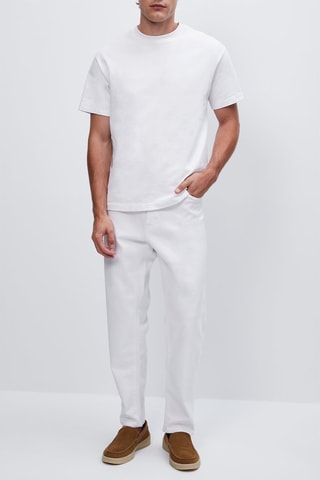 Pantalon en cuir - Noir