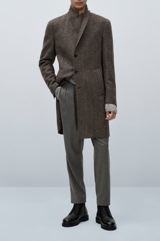 Pantalon chino laine relaxed fit édition limitée - Gris