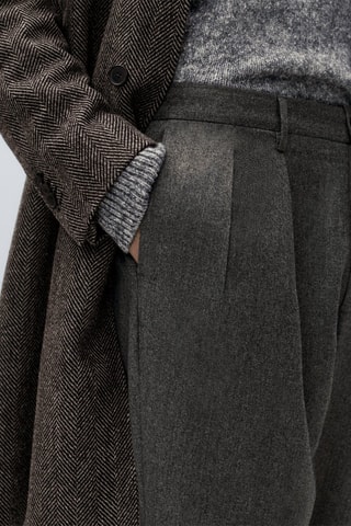 Pantalon chino laine relaxed fit édition limitée - Gris