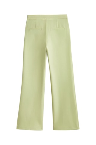 Pantalon de tailleur évasé - Vert clair