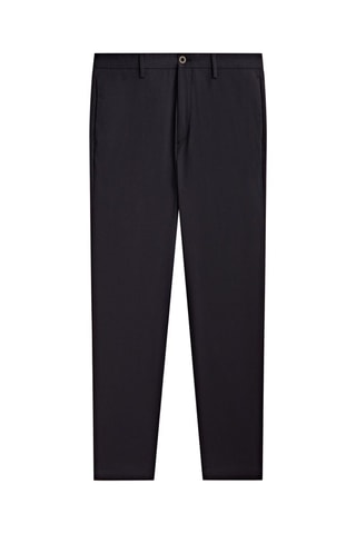 Pantalon chino sergé relaxed fit - Bleu marine