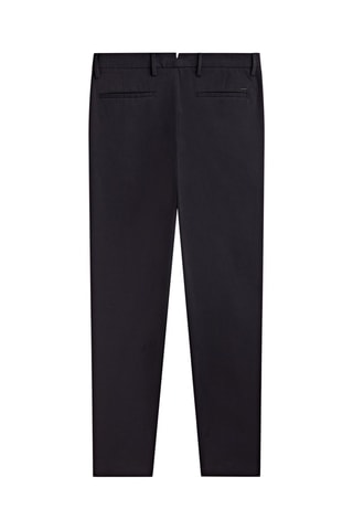 Pantalon chino sergé relaxed fit - Bleu marine