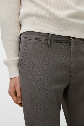 Pantalon chino délavé slim fit - Gris