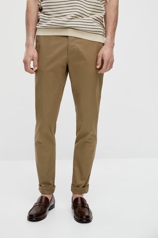 Pantalon habillé coton - Beige