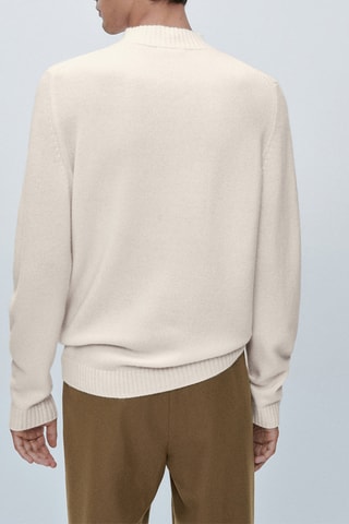 Pantalon de tailleur flanelle en laine - Camel