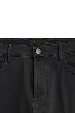 Pantalon type jean broken twill slim fit - Gris foncé