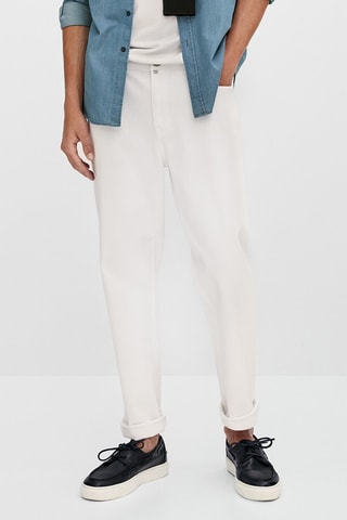 Jean coupe tapered - Blanc