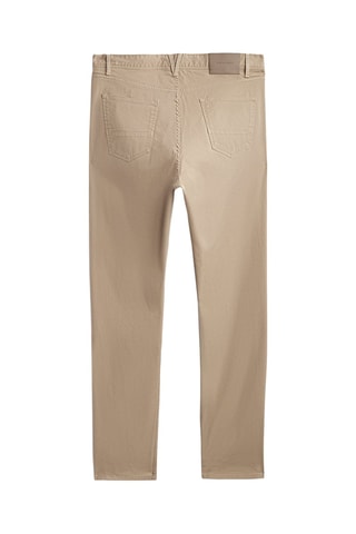 Faux jean en denim slim fit - Beige