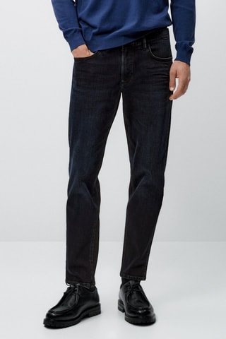 Jean blue black coupe slim - Bleu marine