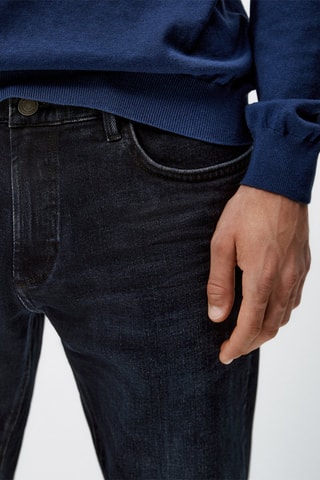 Jean blue black coupe slim - Bleu marine