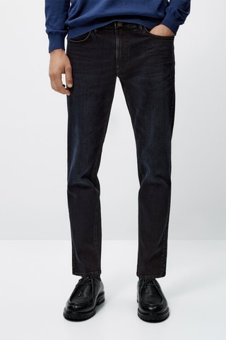 Jean blue black coupe slim - Bleu marine