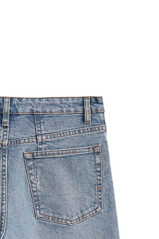 Jean taille mi-basse slim fit coutures - Bleu