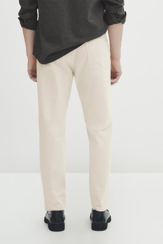 Jean tapered fit - Crème